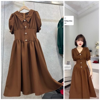 Đầm công sở  tay bồng sang chảnh