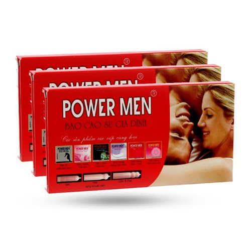 Bao cao su power men Gia Đình hộp 12 chiếc - [Siêu Rẻ]