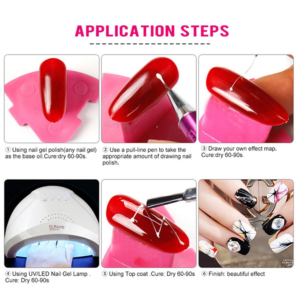 (Hàng Mới Về) Gel Sơn Móng Tay 8ml Nhanh Khô 6 Màu Tùy Chọn