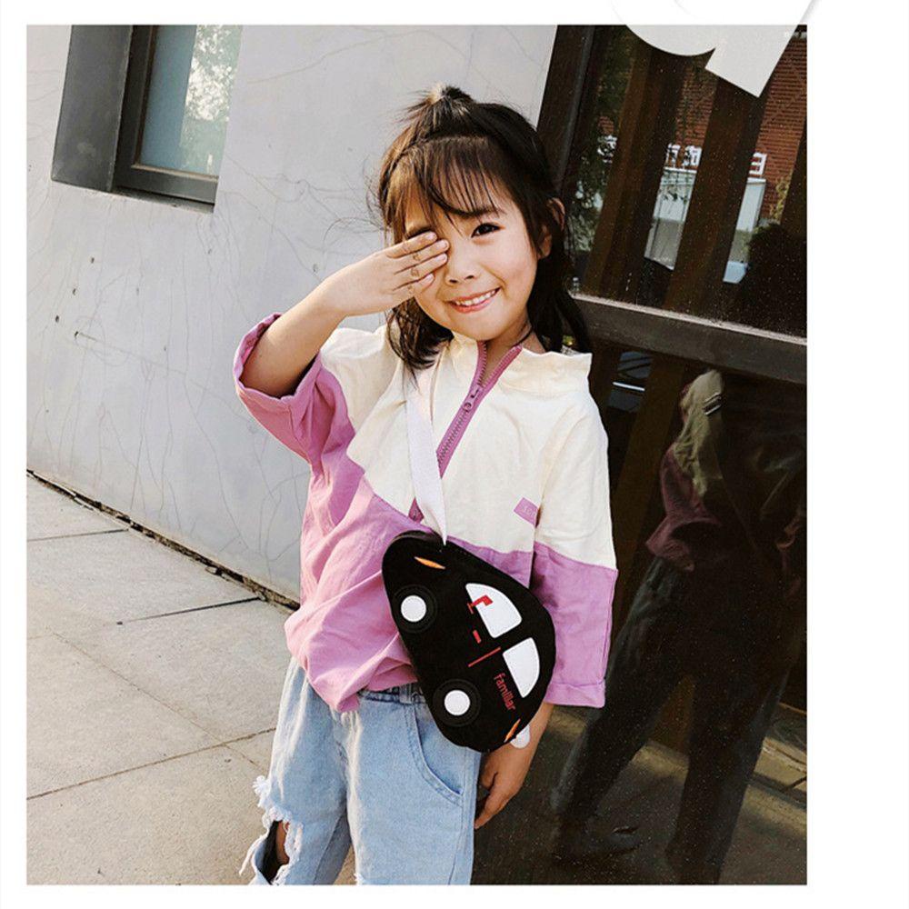 Balo Canvas Nylon Hình Xe Hơi Thời Trang Cho Bé