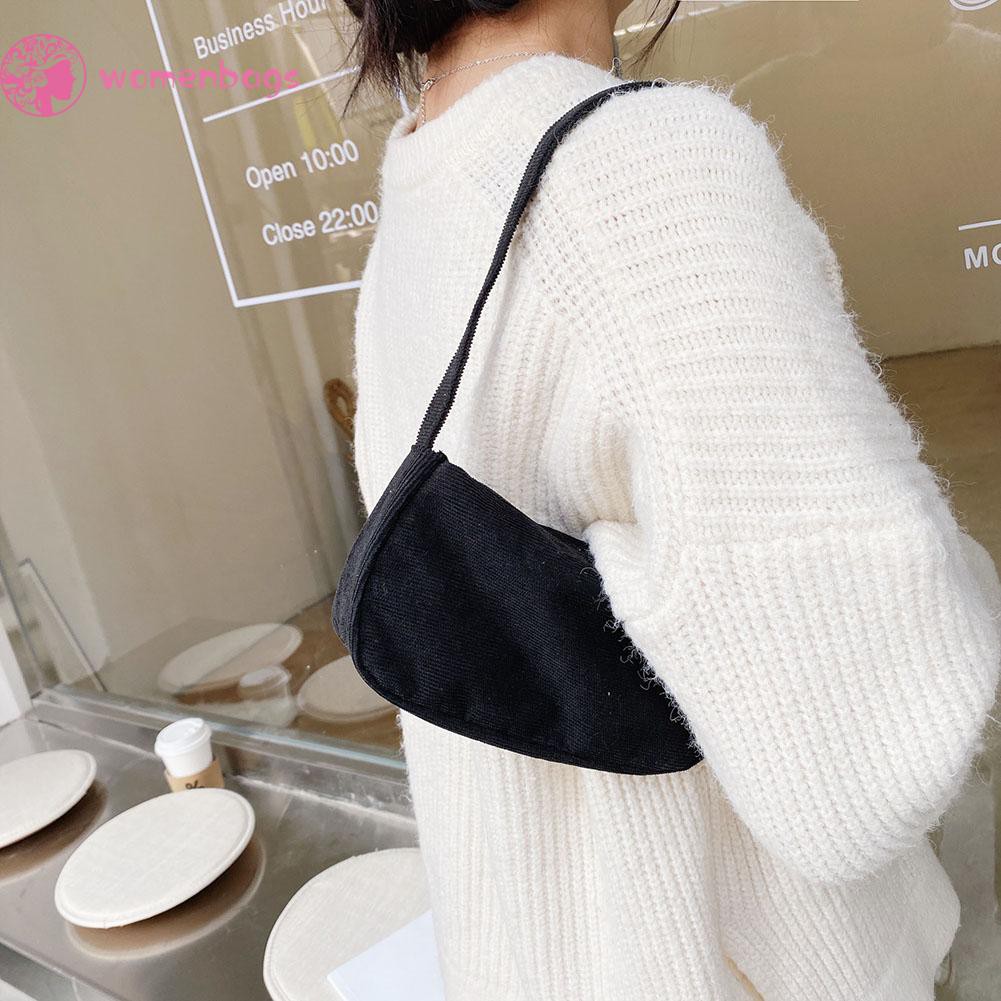 Túi Xách Nữ Đeo Vai Màu Trơn Thời Trang