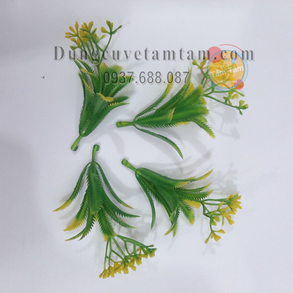 [ TÂM TÂM ]-Cây Cỏ điểm trang trí, Cây Cỏ nhựa trang trí tiểu cảnh 1 bịch 3-4-5 bông tùy loại-Mô hình