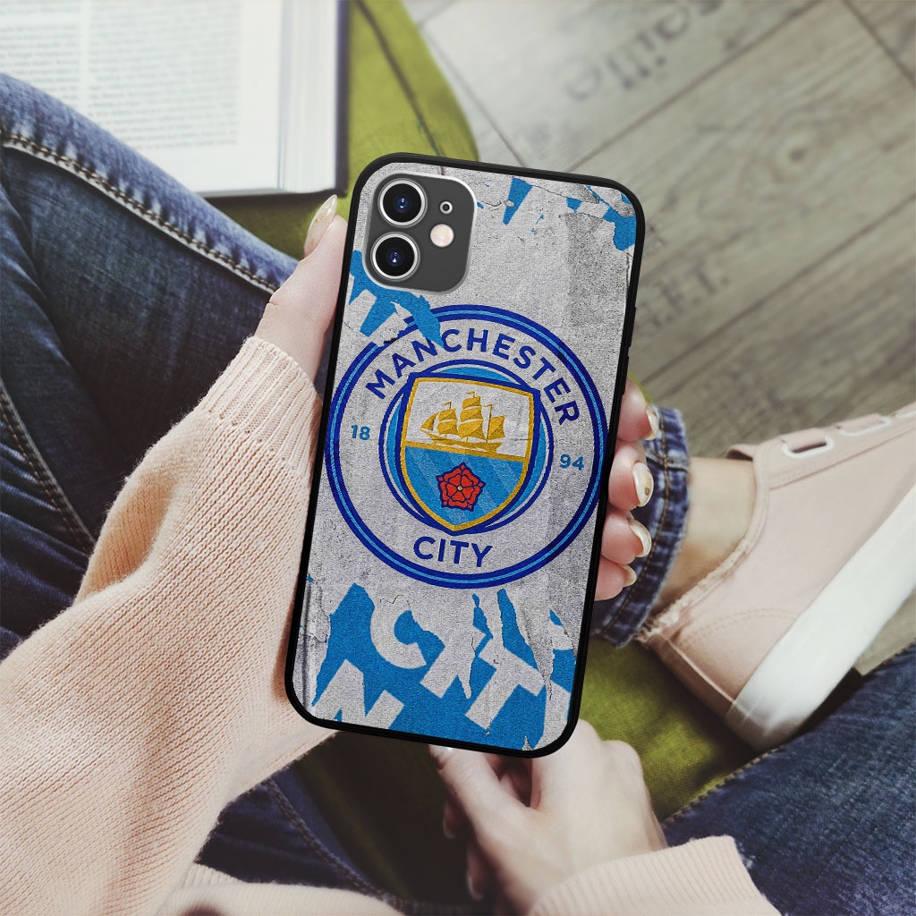 Ốp lưng silicon logo Manchester city 5 cho iphone 6 - iphone 13 MCT20210025