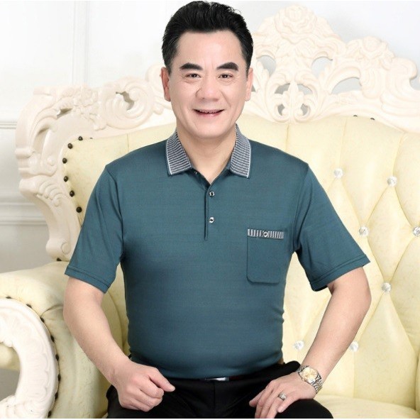 AN2217 -Áo thun nam cho người trung tuổi - giá 300k