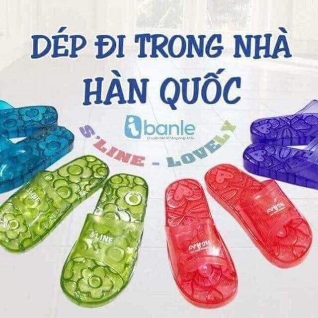 Dép nhựa S'line Hàn Quốc siêu bền. dép đi trong nhà