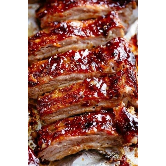 sườn ướp BBQ thơm ngon🥓chuẩn vị nhà hàng-DTFoods(CHUYÊN SỈ)