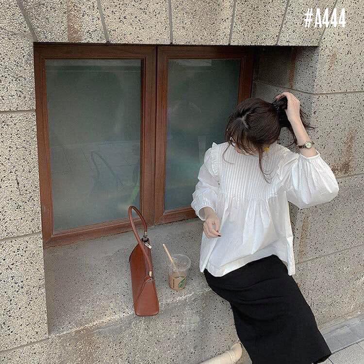 [Mã WASKT304 giảm 15% tối đa 30K đơn 99K] Áo sơ mi tiểu thư form babydoll thoải mái | BigBuy360 - bigbuy360.vn