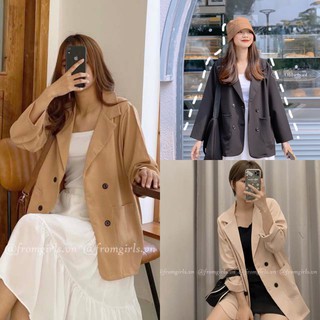 Áo khoác blazer áo vest một lớp mỏng nhiều màu ulzzang Hàn Quốc - VEST02