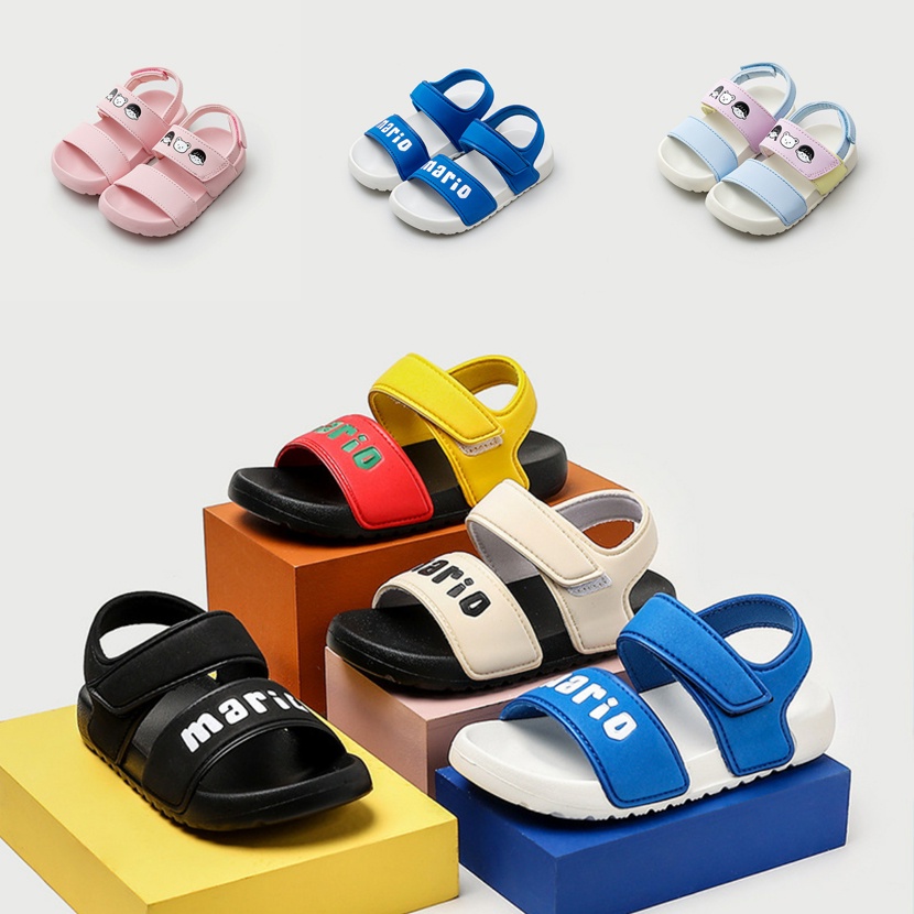 Sandal Bé Trai Sandal Bé Gái Từ 2-10 Tuổi Siêu Nhẹ Đế Êm Chống Trơn Trượt Thương Hiệu Cheerful Mario D59