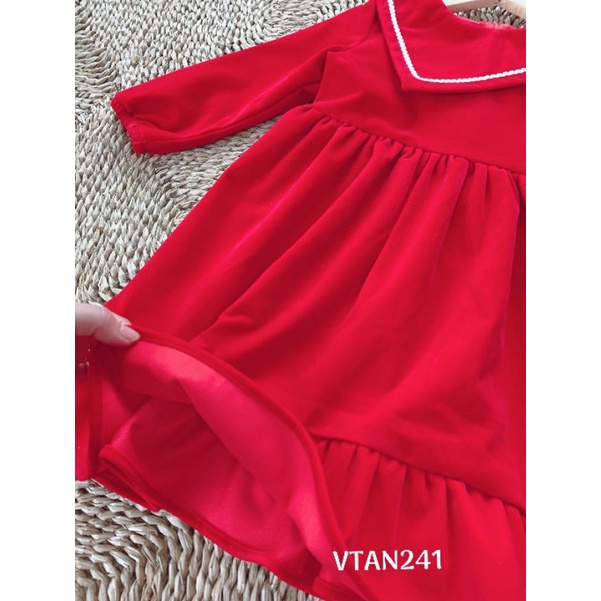 Váy nhung Anni Kids cho bé gái lớn (20-36kg) vải nhung cứng cao cấp