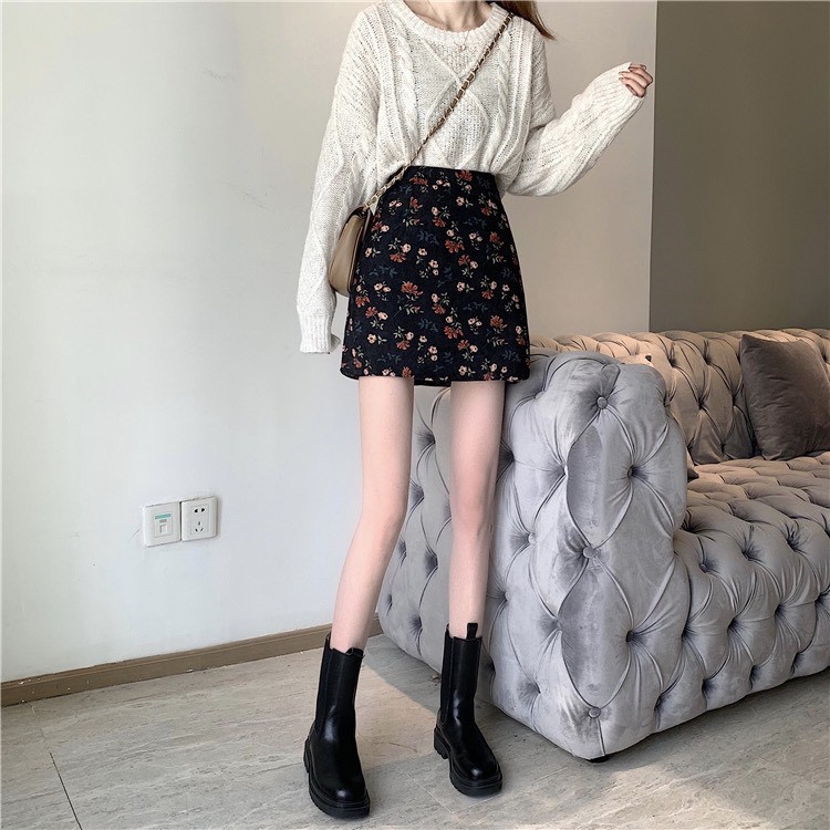 V09 - Váy  Bigsize Ngắn Họa Tiết Hoa | BigBuy360 - bigbuy360.vn