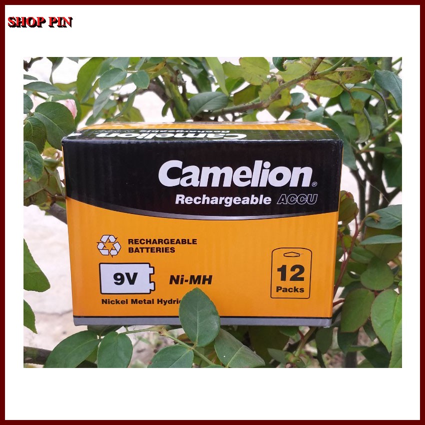 Pin sạc Camelion 9V màu vàng (1 vỉ /viên), Pin sạc,Pin 9V, Pin Camelion,panasonic