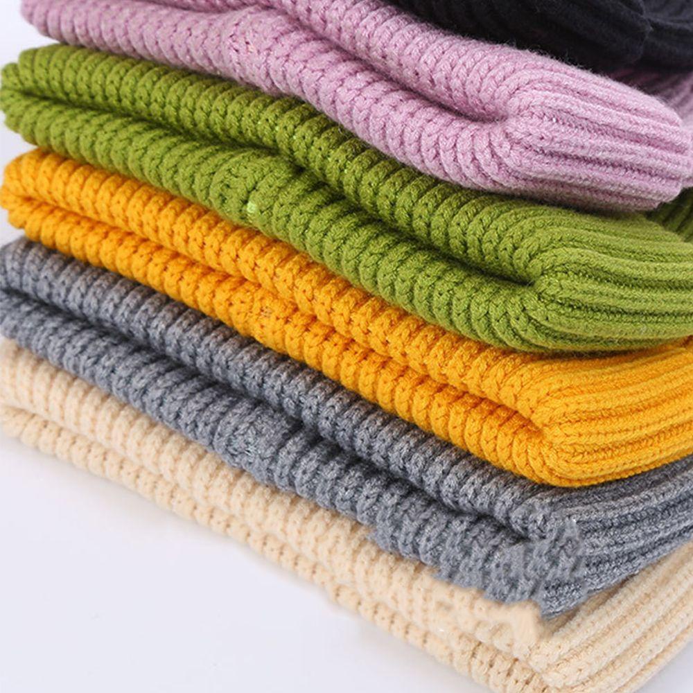 Mũ Dệt Kim Không Vành Màu Sắc Trơn In Hình Gấu Bắc Cực Phong Cách Retro Dành Cho Nữ