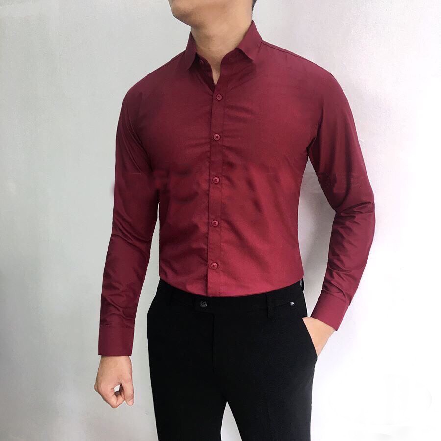 áo sơ mi nam hàn quốc-tặng kèm cà vạt cao cấp | BigBuy360 - bigbuy360.vn