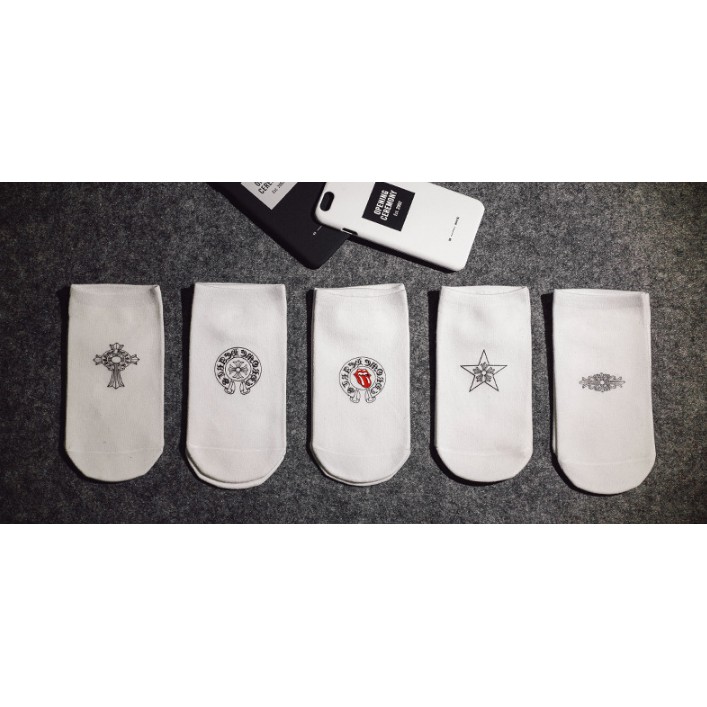 Set 5 Đôi Vớ Ngắn Chrome Heart