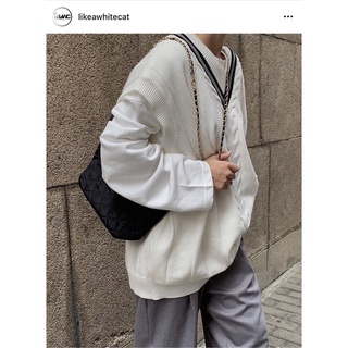 [ORDER] áo len gile cổ tim