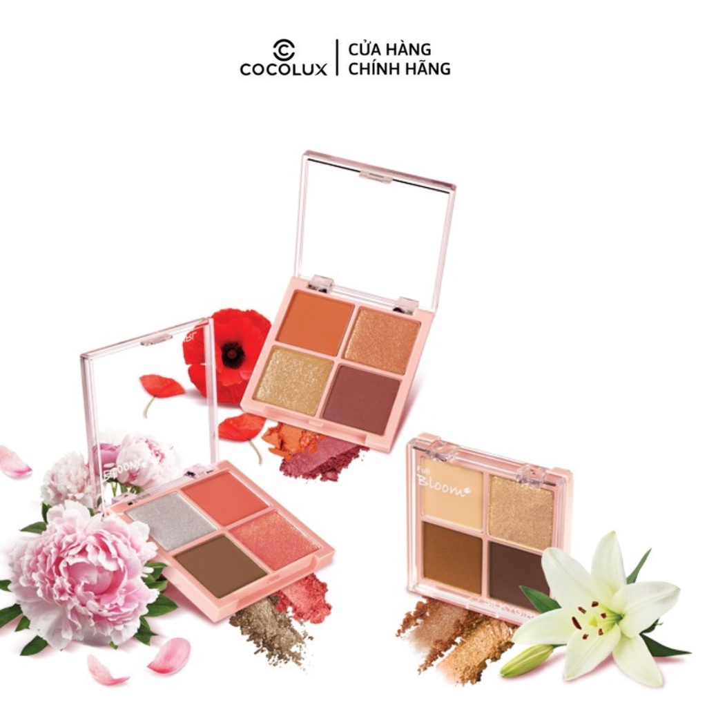 Phấn mắt 4 ô Silkygirl Bloom Shadow Quad Cocolux
