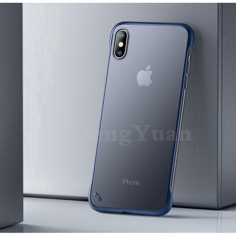 Ốp Điện Thoại PC Cứng Trong Suốt Mặt Nhám Cho IPhone XR XS Max 6 6S 7 8 PLUS 11 11Pro