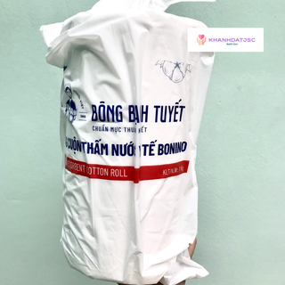 Bông cuộn y tế thấm nước Bạch Tuyết 1kg (Bonino)