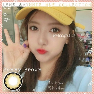 Kính áp tròng thái lan- sunny brown lens