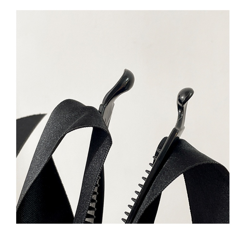 Kẹp Tóc Đính Nơ Họa Tiết Caro Xinh Xắn Cho Nữ