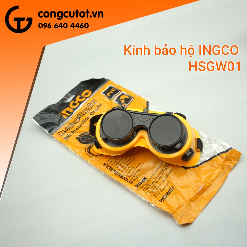 Kính bảo hộ INGCO HSGW01, kính hàn