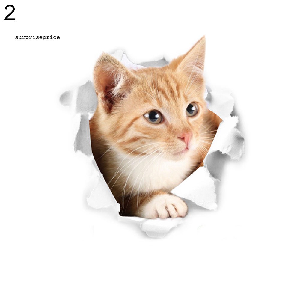 Giấy dán tường trang trí hình mèo đáng yêu