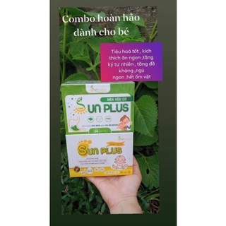 Combo Men hữu cơ và Sữa non Sunplus