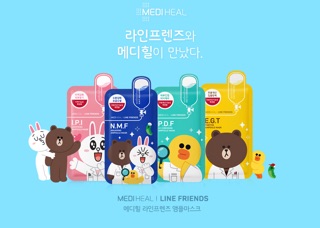 MẶT NẠ GIẤY MEDIHEAL LINE FRIENDS