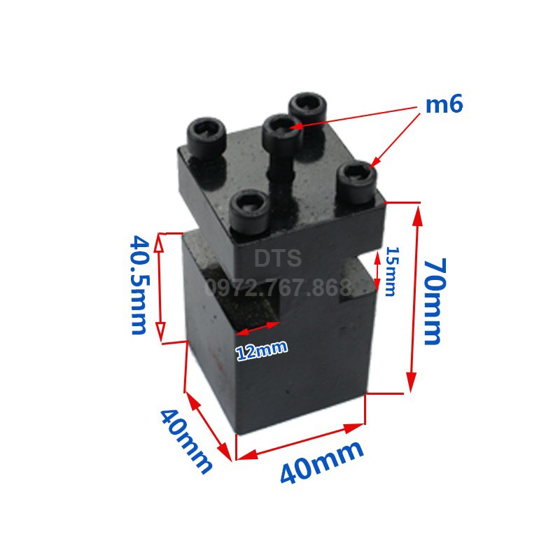 Đài kẹp dao máy tiện mini