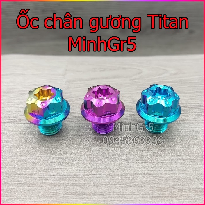 ỐC CHÂN GƯƠNG TITAN GR5 CAO CẤP