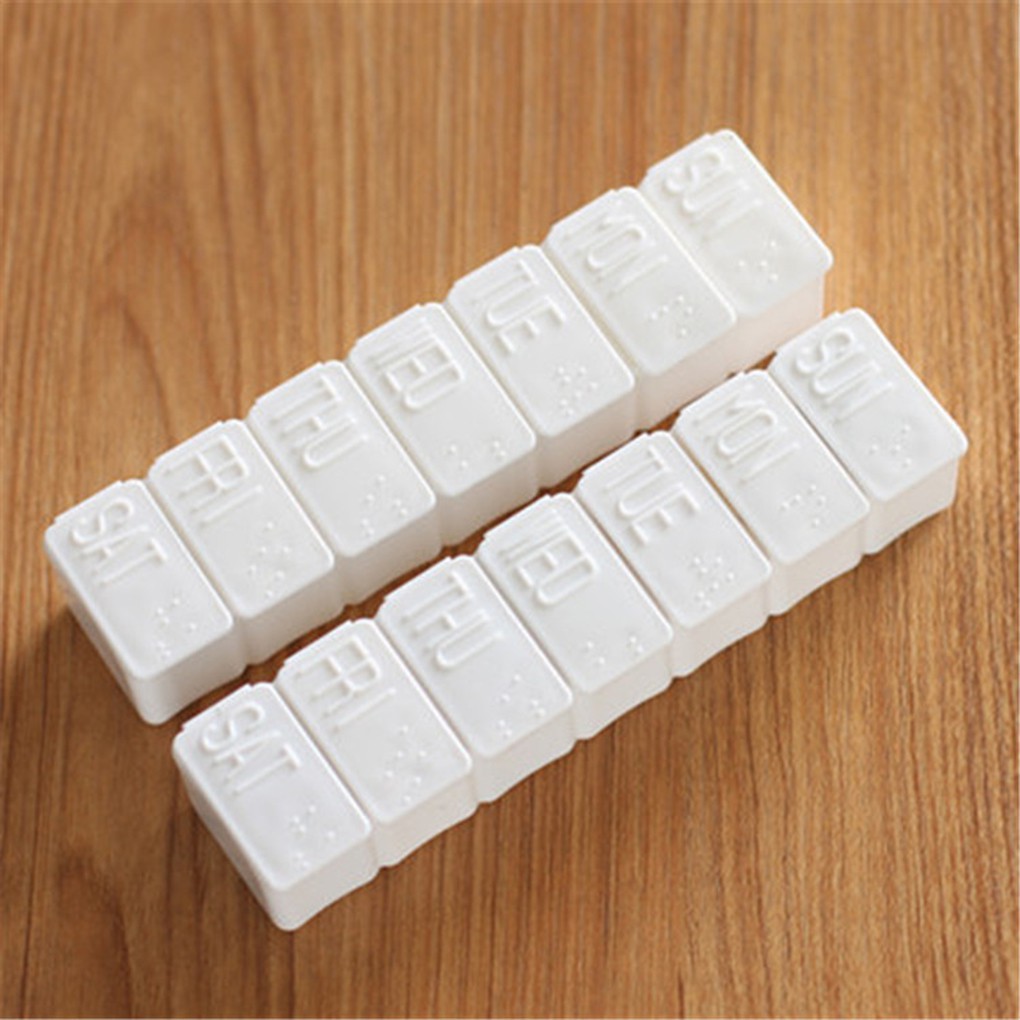 Hộp đựng thuốc 7 ngăn tiện lợi