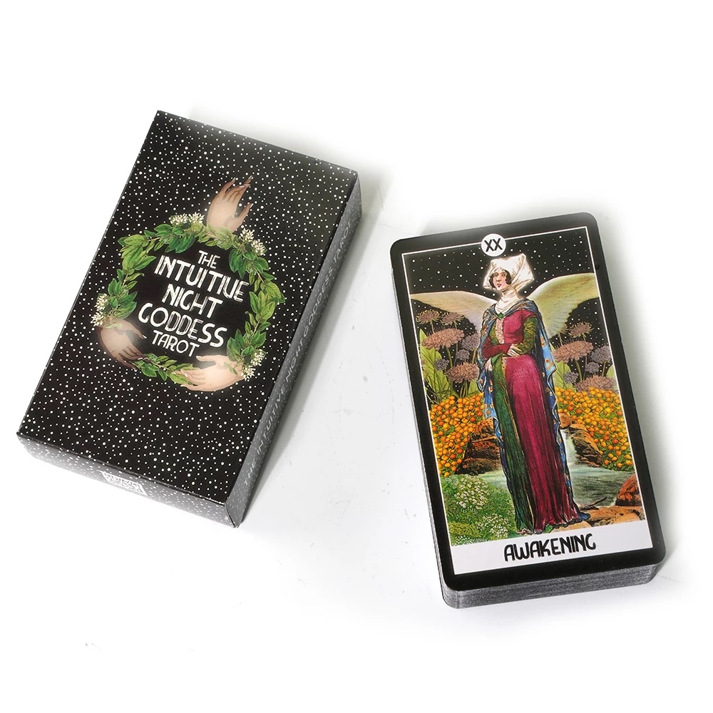 The Intuitive Night Goddess Tarot Decks Card Game Bộ Thẻ Bài Tarot Thiết Kế Sáng Tạo Độc Đáo