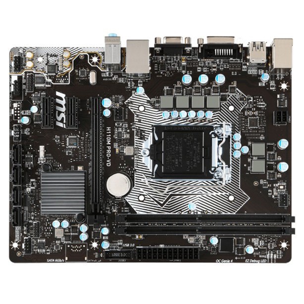 Bo mạch chủ Main MSI H110M-PRO-VD - Hàng Cty socket 1151 - Bảo hành 36 tháng