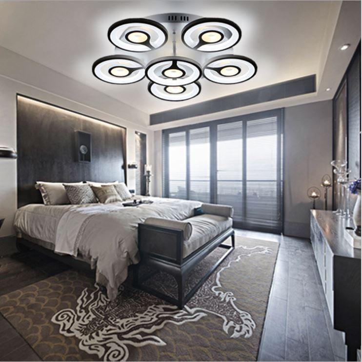Đèn trần MONSKY JEANBEE kiểu dáng độc đáo 3 chế độ ánh sáng hiện đại - kèm điều khiển từ xa [ẢNH THẬT 100%]