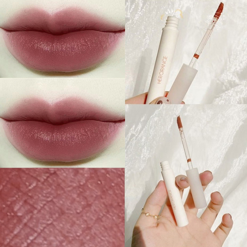 [Hàng mới về] Son kem lì lâu trôi mềm mượt giữ ẩm không gây khô môi