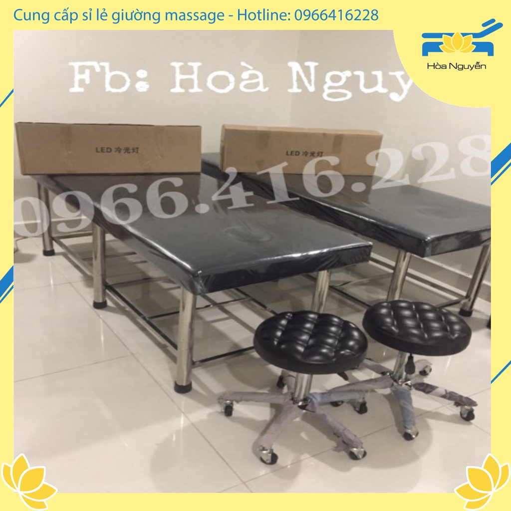 GIƯỜNG SPA INOX CHÂN TO ỐNG PHI 50 - CÓ SẴN