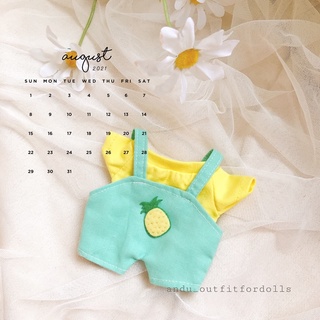 "Có Sẵn"Set quần áo Dứa cho Labubu17cm/ Doll10cm 15-20cm (áo 15cm hình cuối )