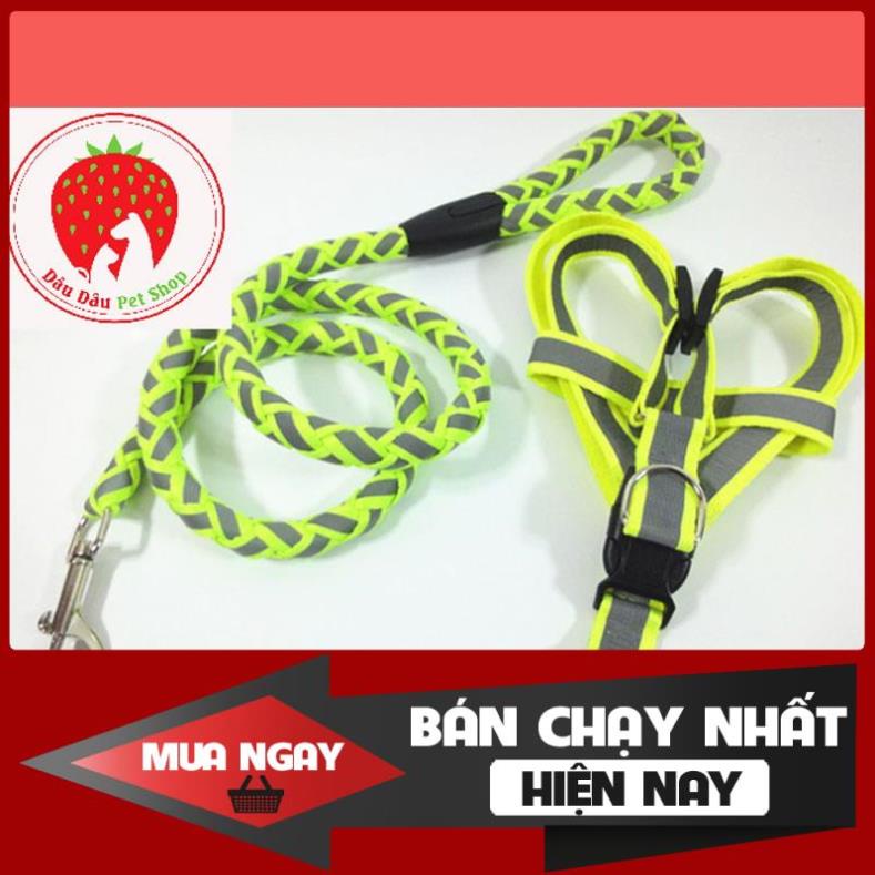 [ Bán sỉ ] DÂY XÍCH CHÓ DÂY YẾM PHẢN QUANG