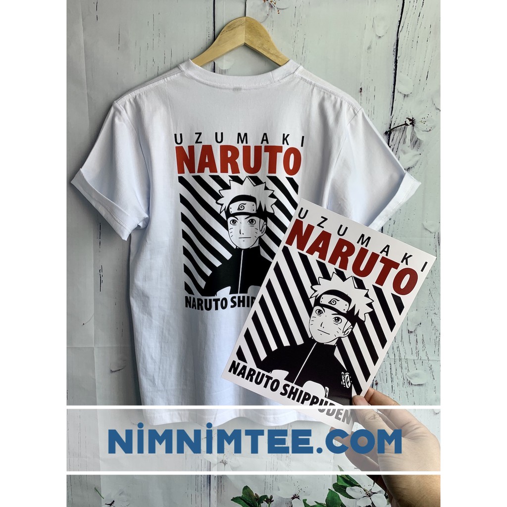 Áo thun basic form Unisex freesize in hình Naruto - Áo thun Naruto