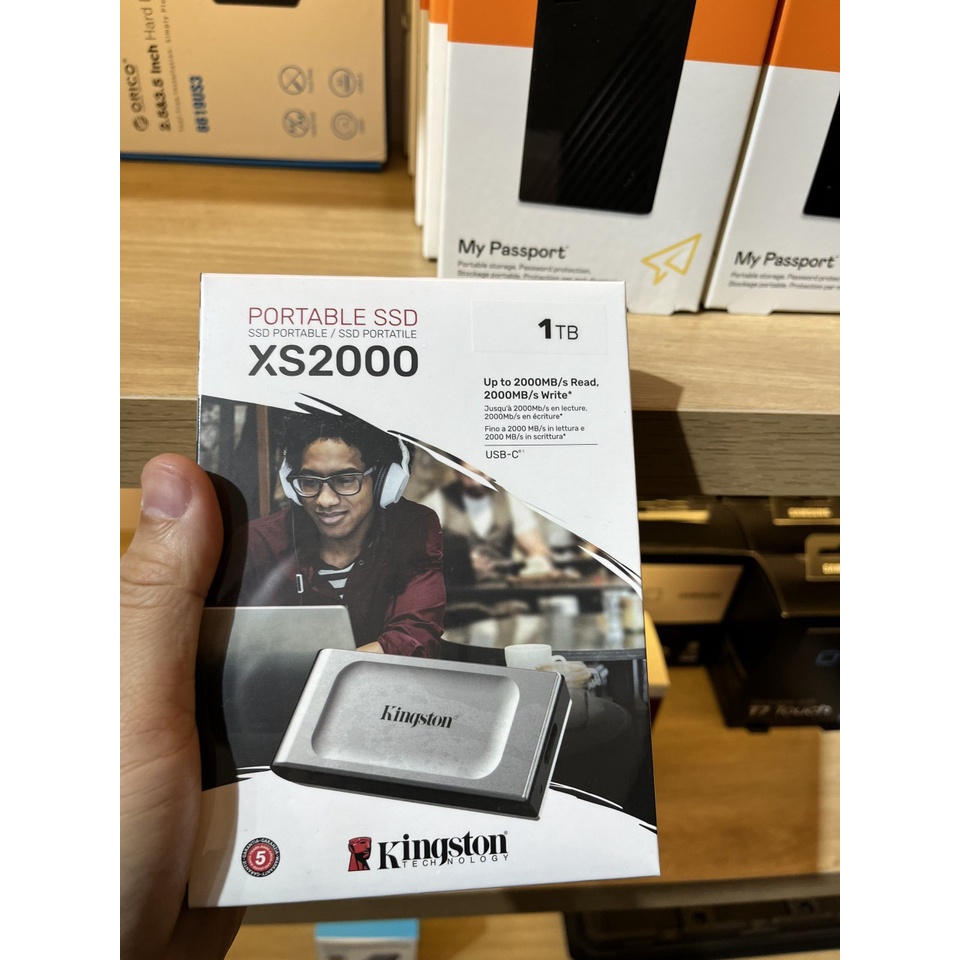 Ổ cứng di động SSD Kingston XS2000 - 500GB / 1TB / 2TB - Bảo hành 36 tháng