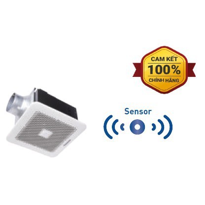 Quạt hút âm trần Panasonic FV-24CUR1 FV-24CHR1 Dòng quạt hút có Sensor chuyển động Dùng với ống dẫn Ø100mm -1 cấp tốc độ