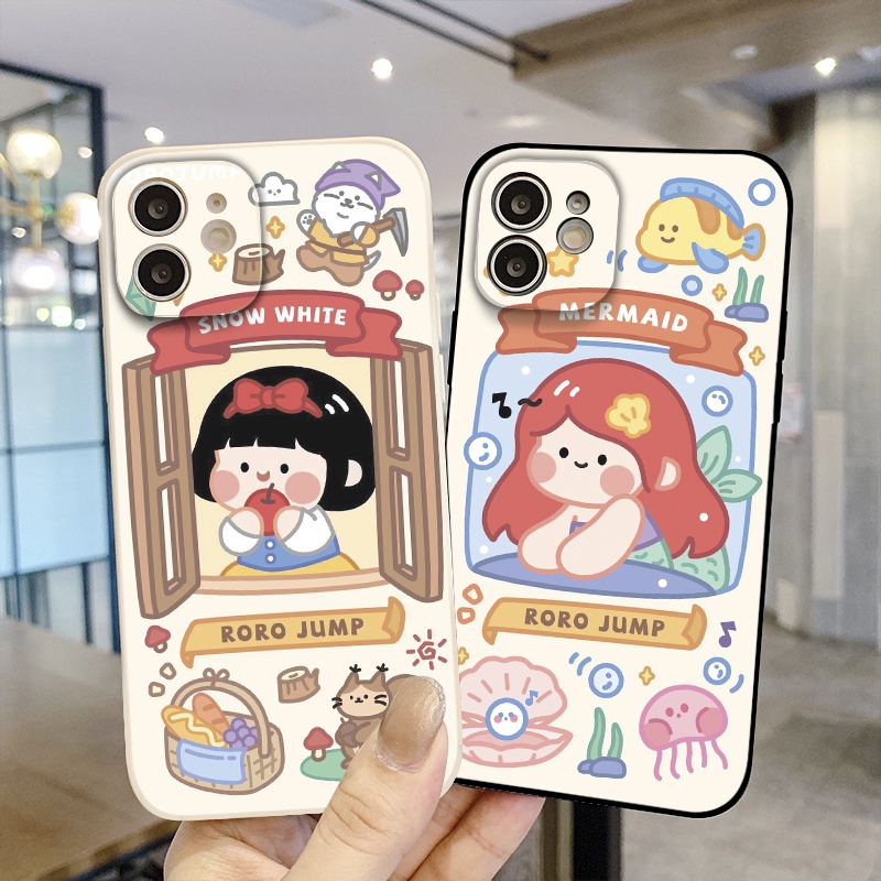 Ốp lưng iPhone Roro Snow White chống sốc cho iPhone 6/6pl/6s/6spl/7/7pl/8/8pl/x/xs/11/12/13/pro/max - Chinchincase