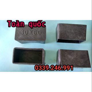 5 chiếc KT: 30x60_bọc ngoài chân đế cao su, ủng, nút bịt chân bàn ghế, ống hộp