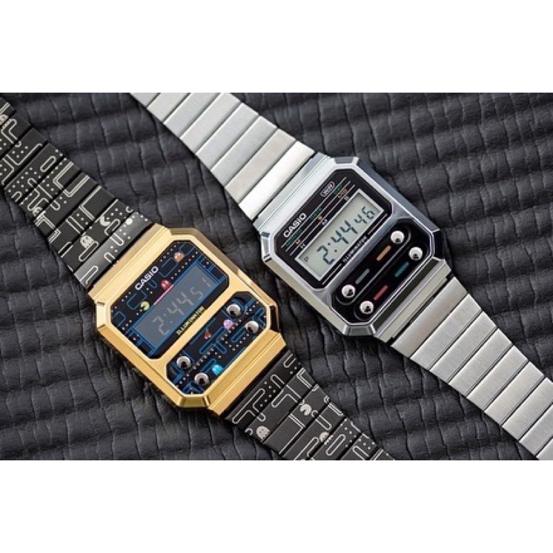 Đồng hồ nam casio vintage x pacman new season cực hiếm new fullbox chính hãng