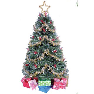 Cây thông noel gắn trái đỏ nhiều kích thước 3llqc-4r17