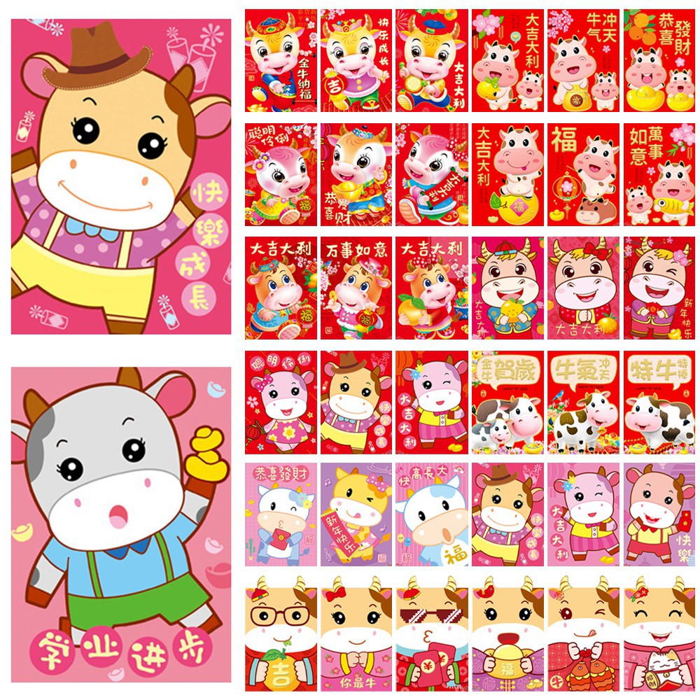 6 Bao Lì Xì Màu Đỏ Bỏ Túi 2021 Cho Lễ Hội Mùa Xuân