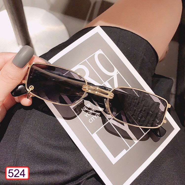 MẮT KÍNH THỜI TRANG 524 MẮT XÍCH FORM VUÔNG HOT TREND CÁ TÍNH | BigBuy360 - bigbuy360.vn