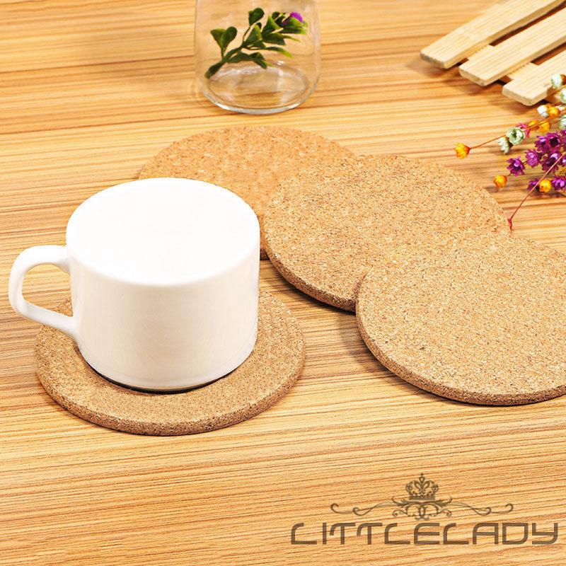 Set 6 Đế Lót Ly Bằng Gỗ Tiện Dụng