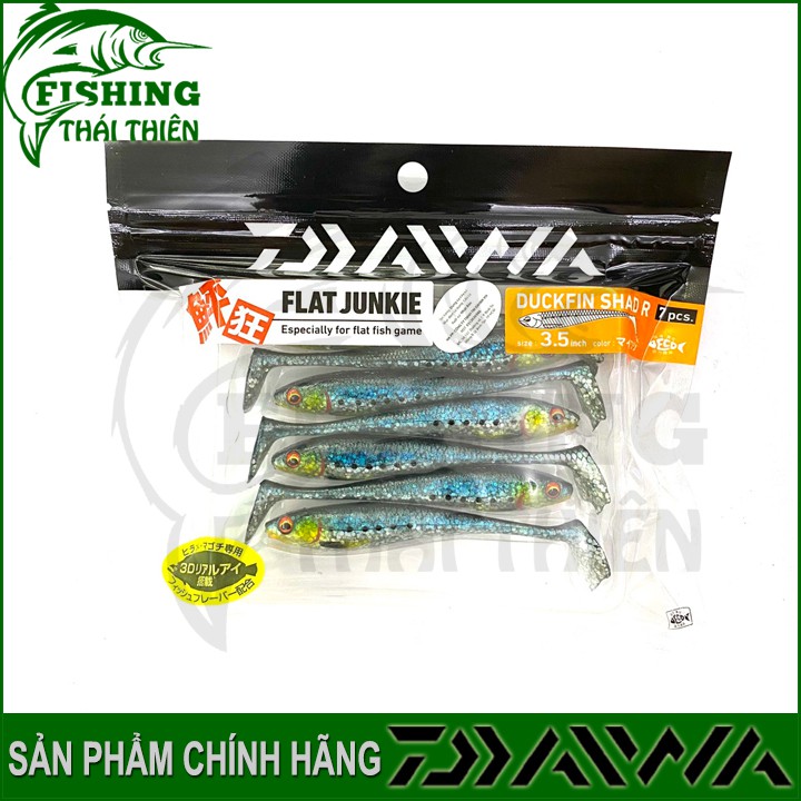 Combo 7 con mồi giả câu cá lóc, chẽm, tráp, vược, mú, cá mềm Daiwa Duck FS